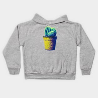 One cactus in a pot Kids Hoodie